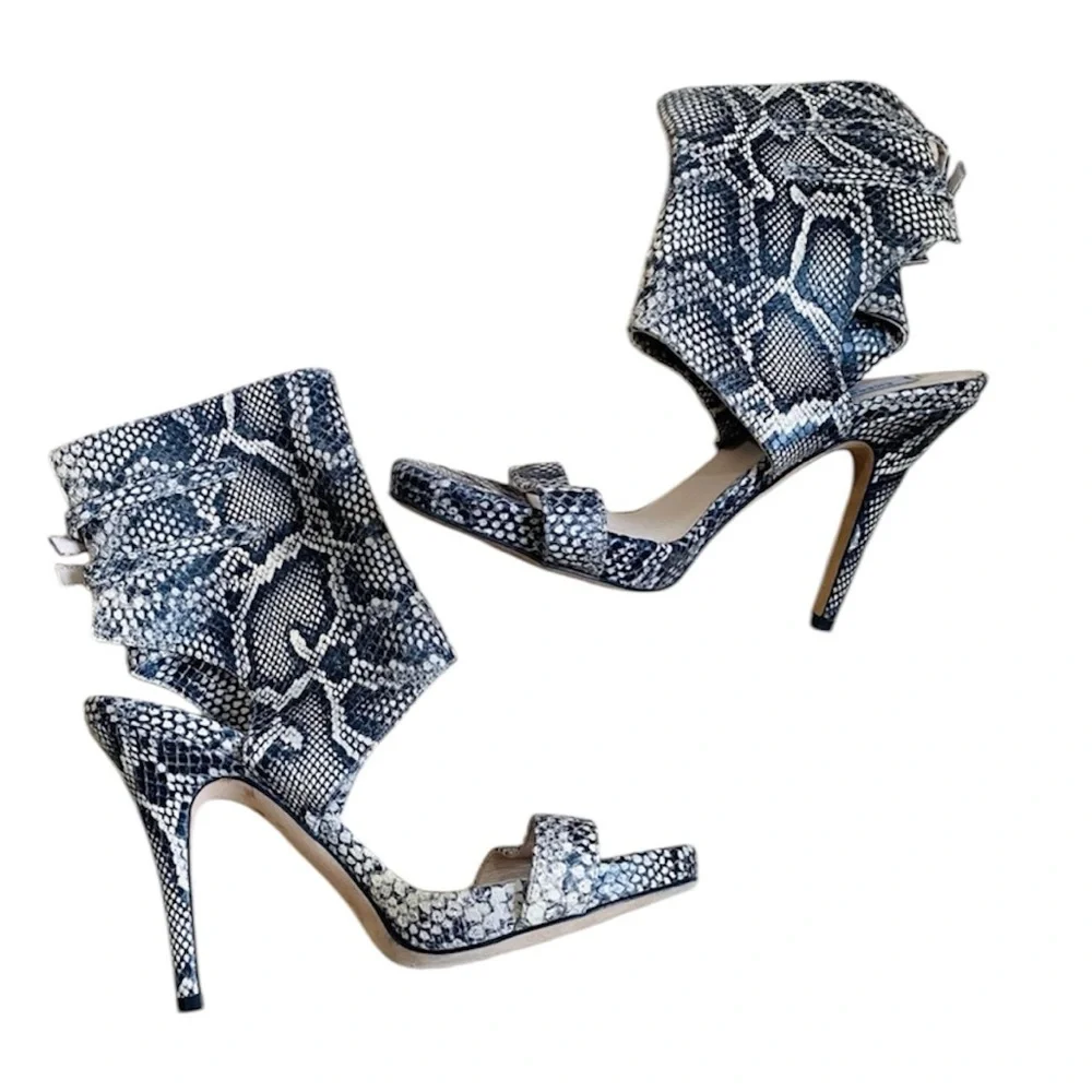 NEW Emerson Fry snakeskin sandals. Made in Italy